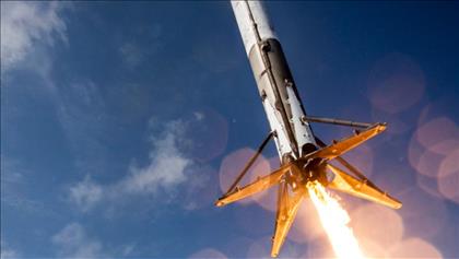 فرود تاریخی راکت فضایی SpaceX
