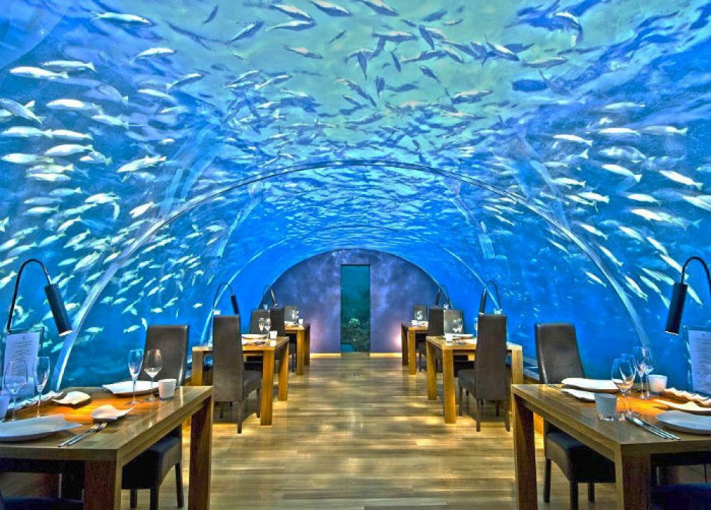 رستوران ایتا آندرسی (Ithaa Undersea) در مالدیو