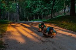 کودکان شاد که از زندگی روزمره‌شان لذت می برند