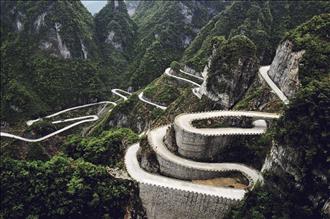 جاده کوهستانی تیانمن (Tianmen)، چین